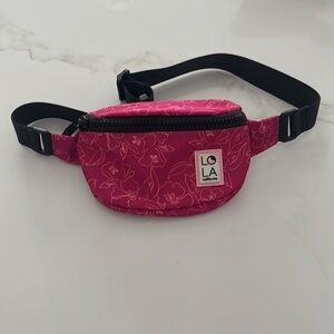 Lola California PETAL MOONBEAM BUM BAG: FUSCHIA